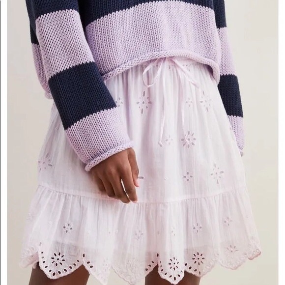 aerie Dresses & Skirts - Aerie eyelet crochet skirt